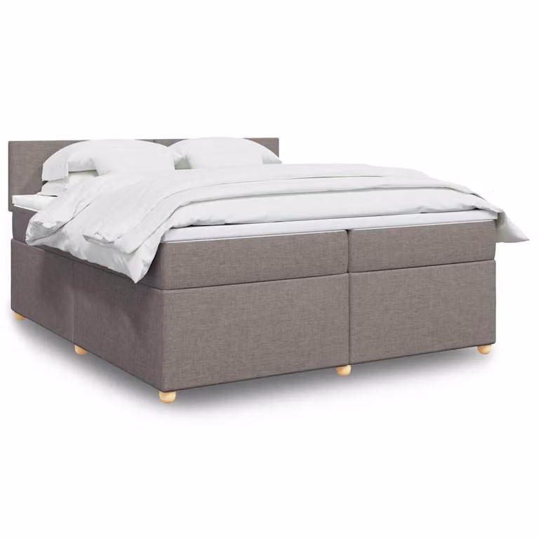 vidaXL Giroletto a Molle con Materasso in Tessuto per Adulti, L/P: 200 x 200 cm