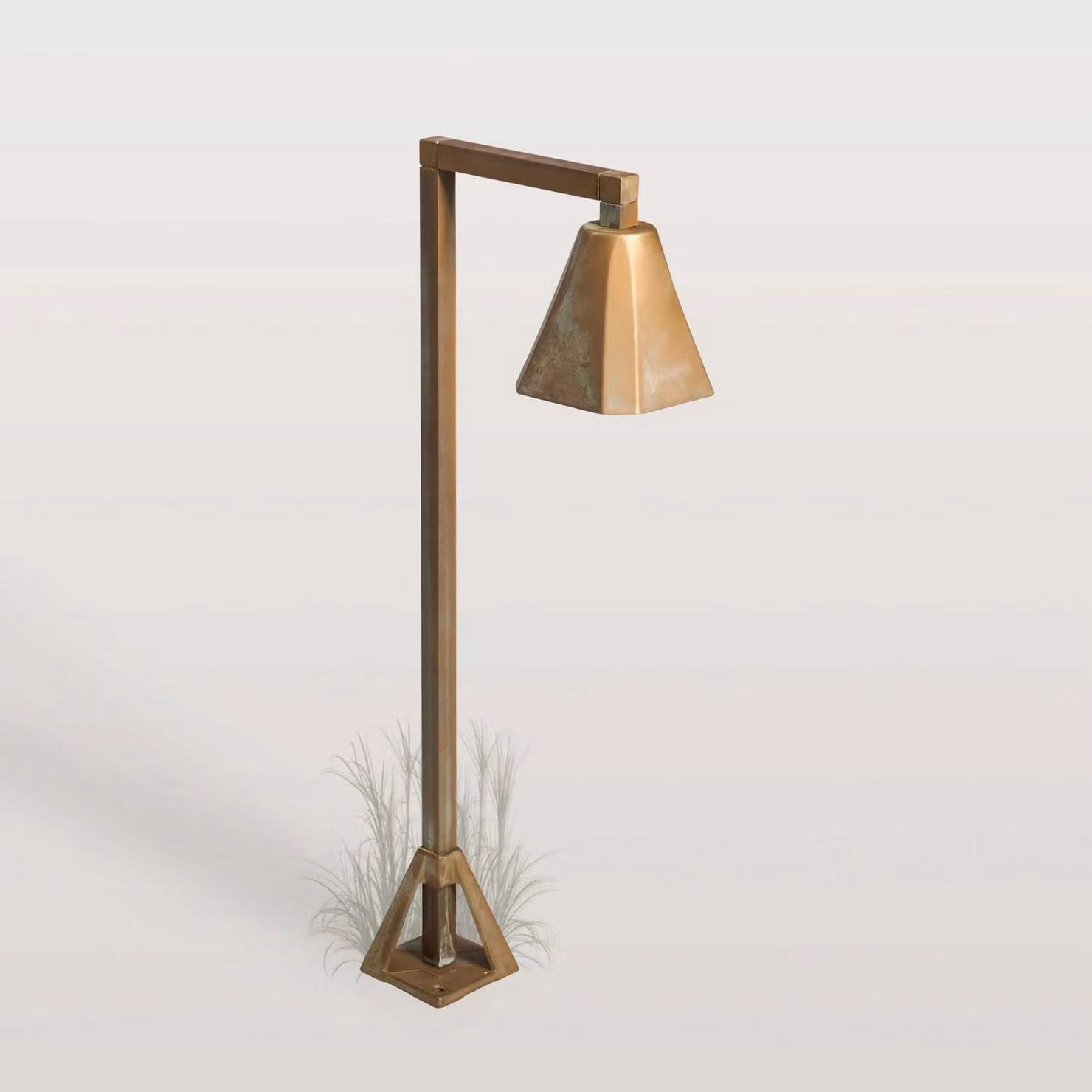 Moretti Luce Lampione da giardino Silva Frame, Bronzo / Ottone antico, Ottone, Campagna / Rustiche, Lampada da esterni