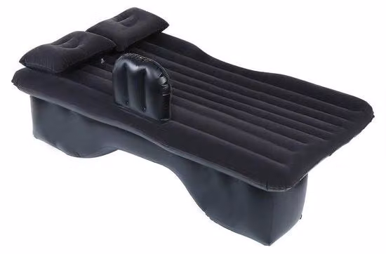 Materasso gonfiabile da auto - 2 persone - con compressore e 2 cuscini inclusi - 11 cm di altezza