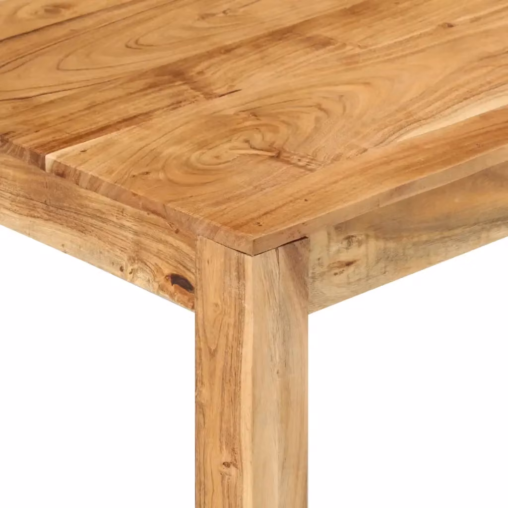 Tavolino da salotto quadrato vidaXL in legno di acacia marrone L/P/H: 80 x 80 x 40 cm – 2