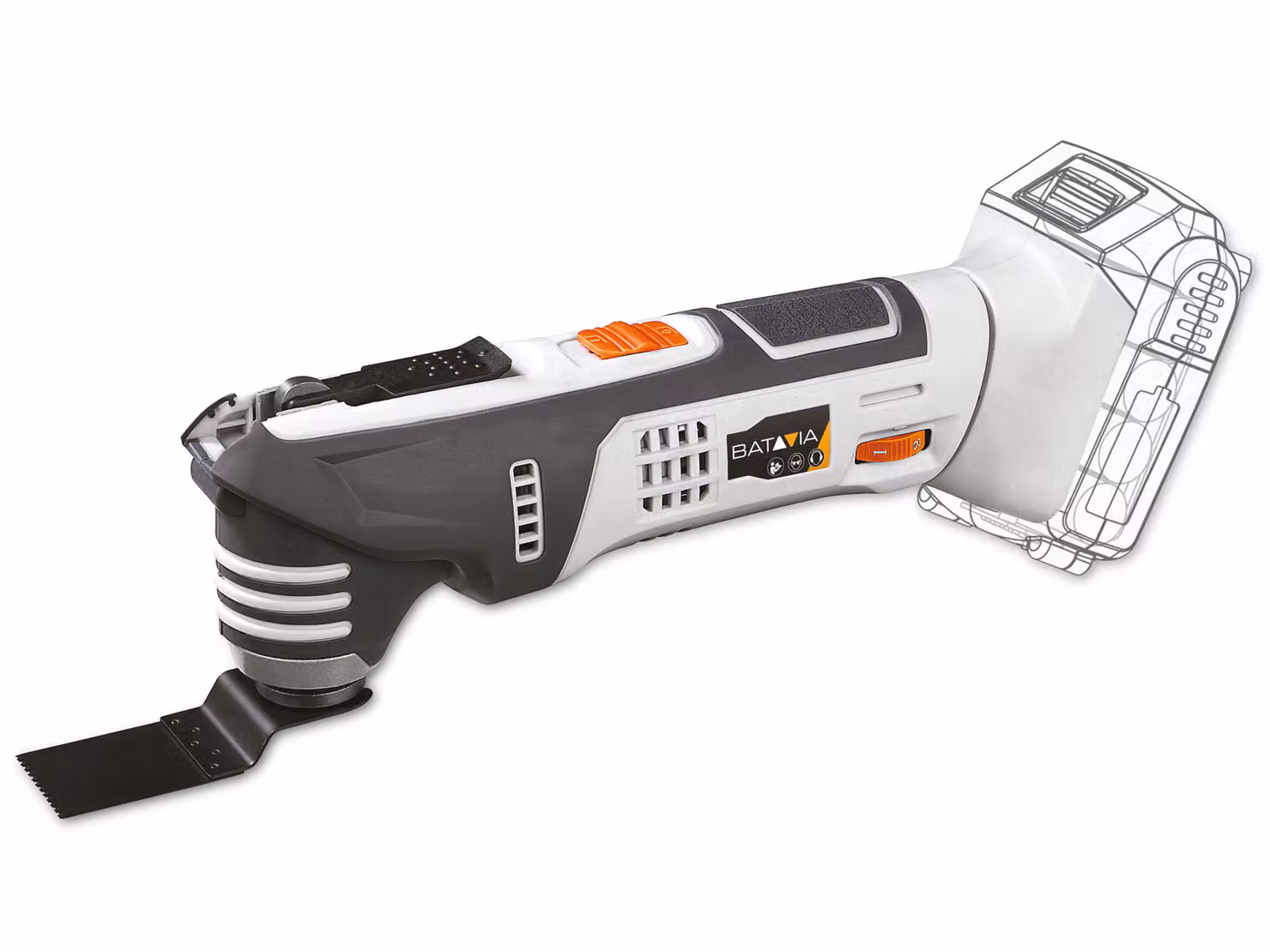 Utensile multifunzione a batteria BATAVIA, solo