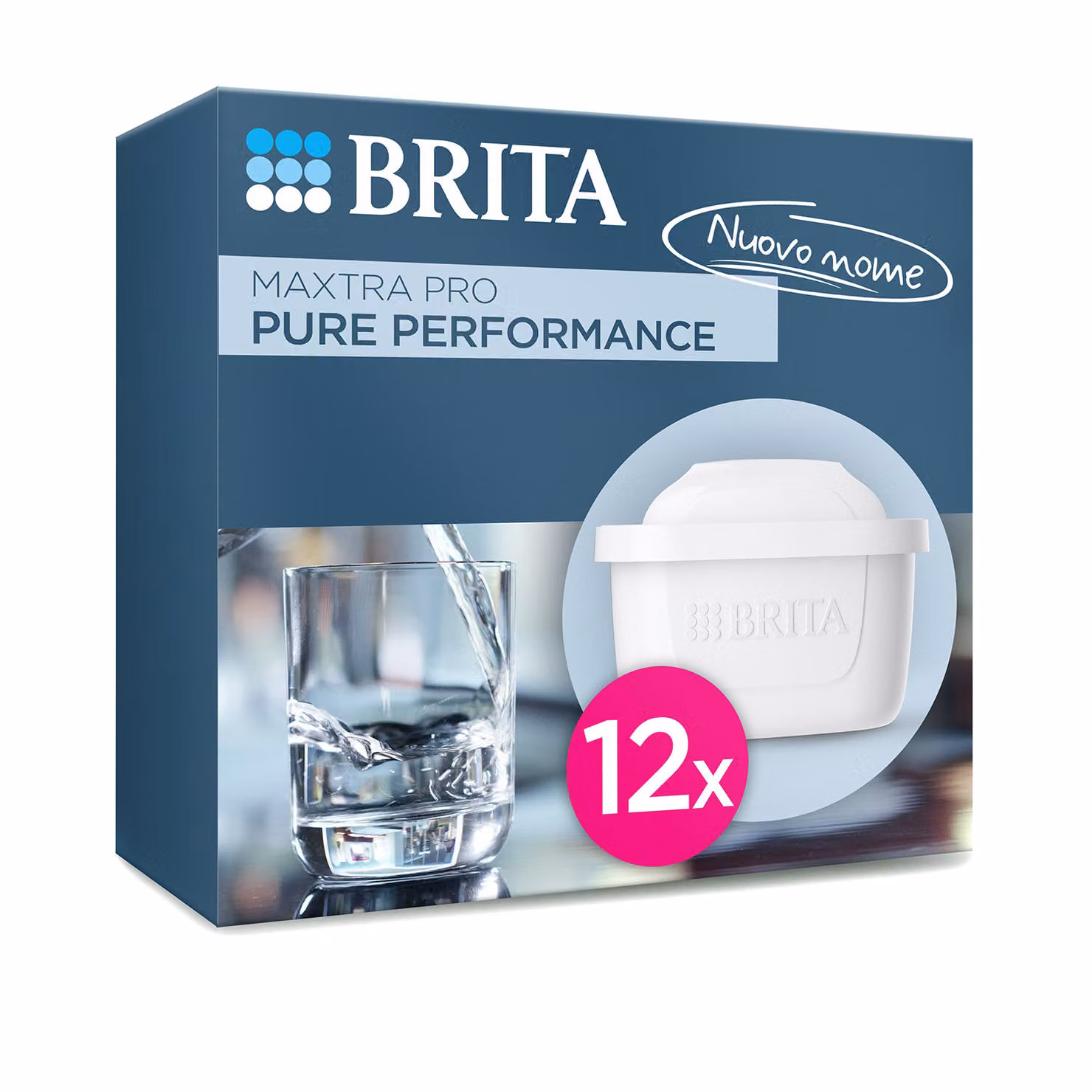 Confezione da 12 filtri per caraffa Brita Maxtra Pro Pure Performance per la riduzione di cloro, calcare, PFAS e metalli – 2