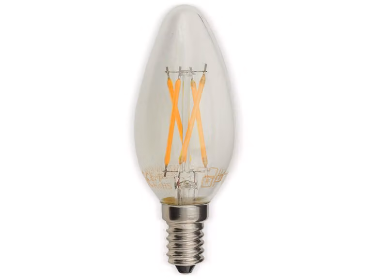 lampada led a filamento mod. 'oliva' 4w - e14 - 400lm - 2700k