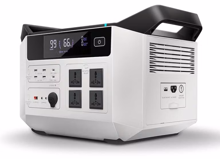 Centralina portatile da 2500W - Capacità di 2496Wh - Batteria solare - Accumulo di energia
