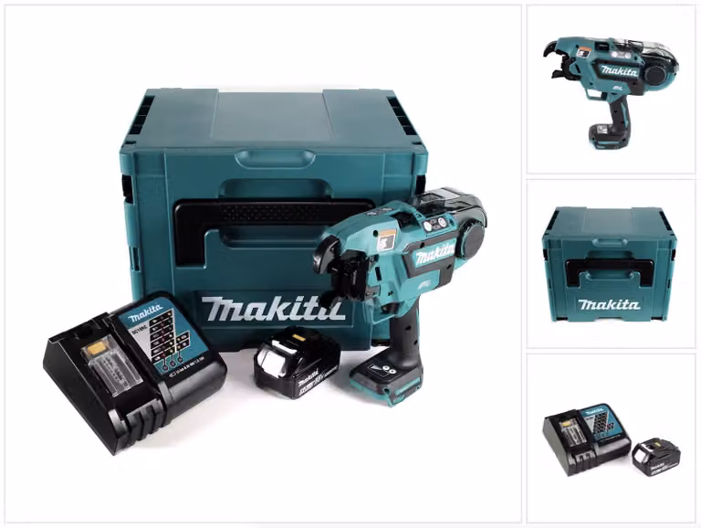 Makita DTR 180 RT1J Batteria connettore per armatura 18V Brushless per filo da 0,8 mm in Makpac + 1x batteria 5,0Ah + caricabatterie