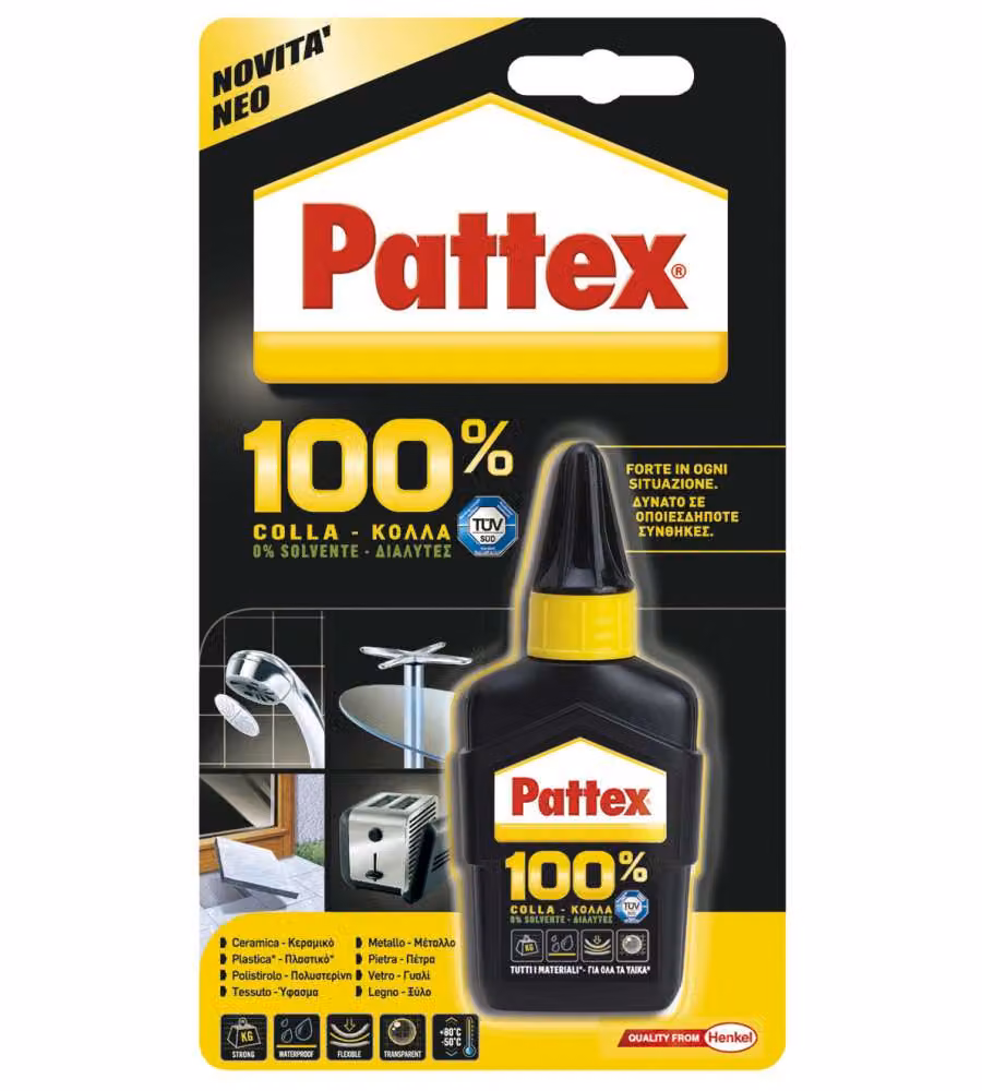 Pattex Colla Universale Flessibile Trasparente 50 g – 2
