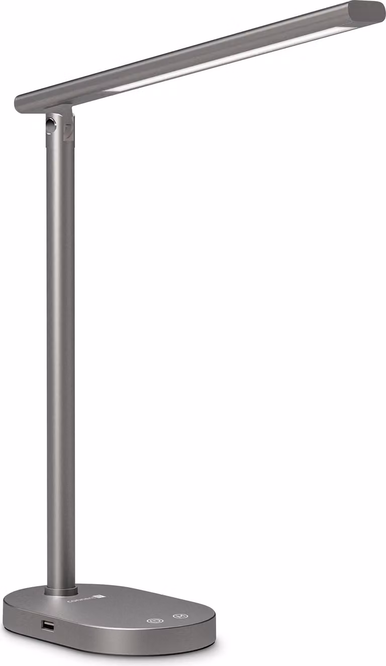 CONNECT IT Lampada da tavolo Shine LED, grigio