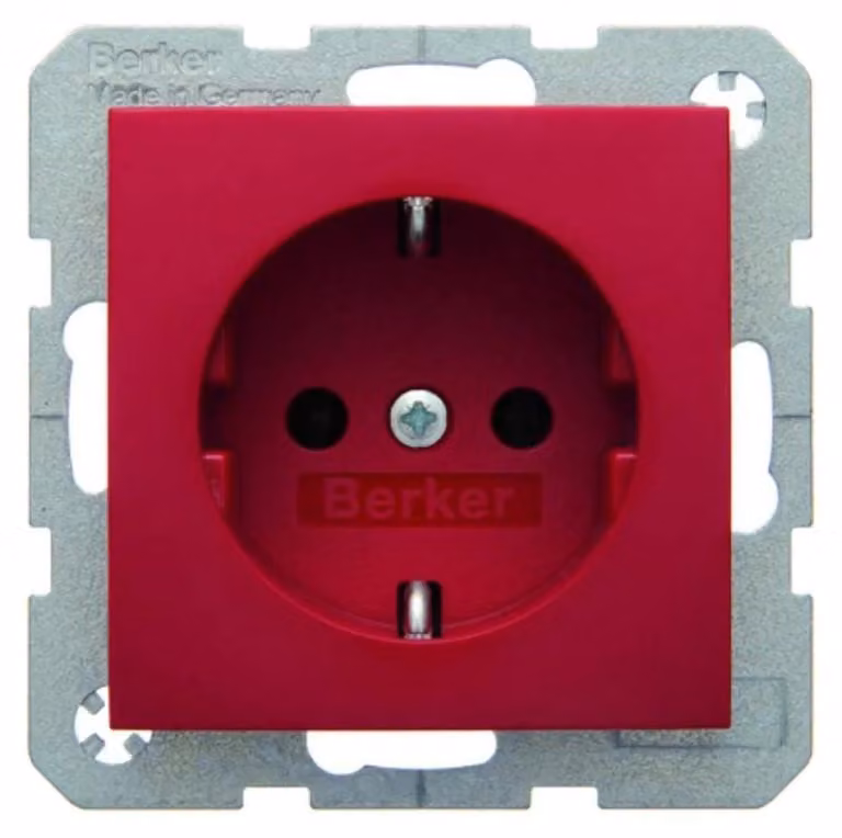Presa SCHUKO rosso/gl - Presa 47438912