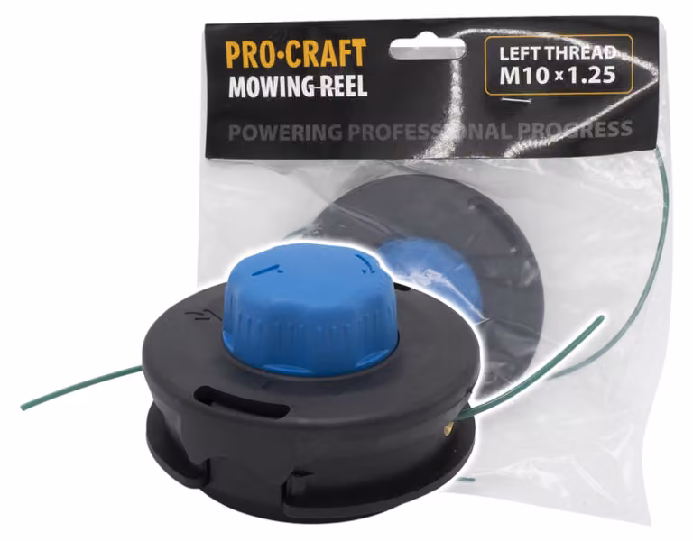 Testina per filo Procraft MR-9 con base in plastica 2,4 mm x 2,5 m M10 x 1,25