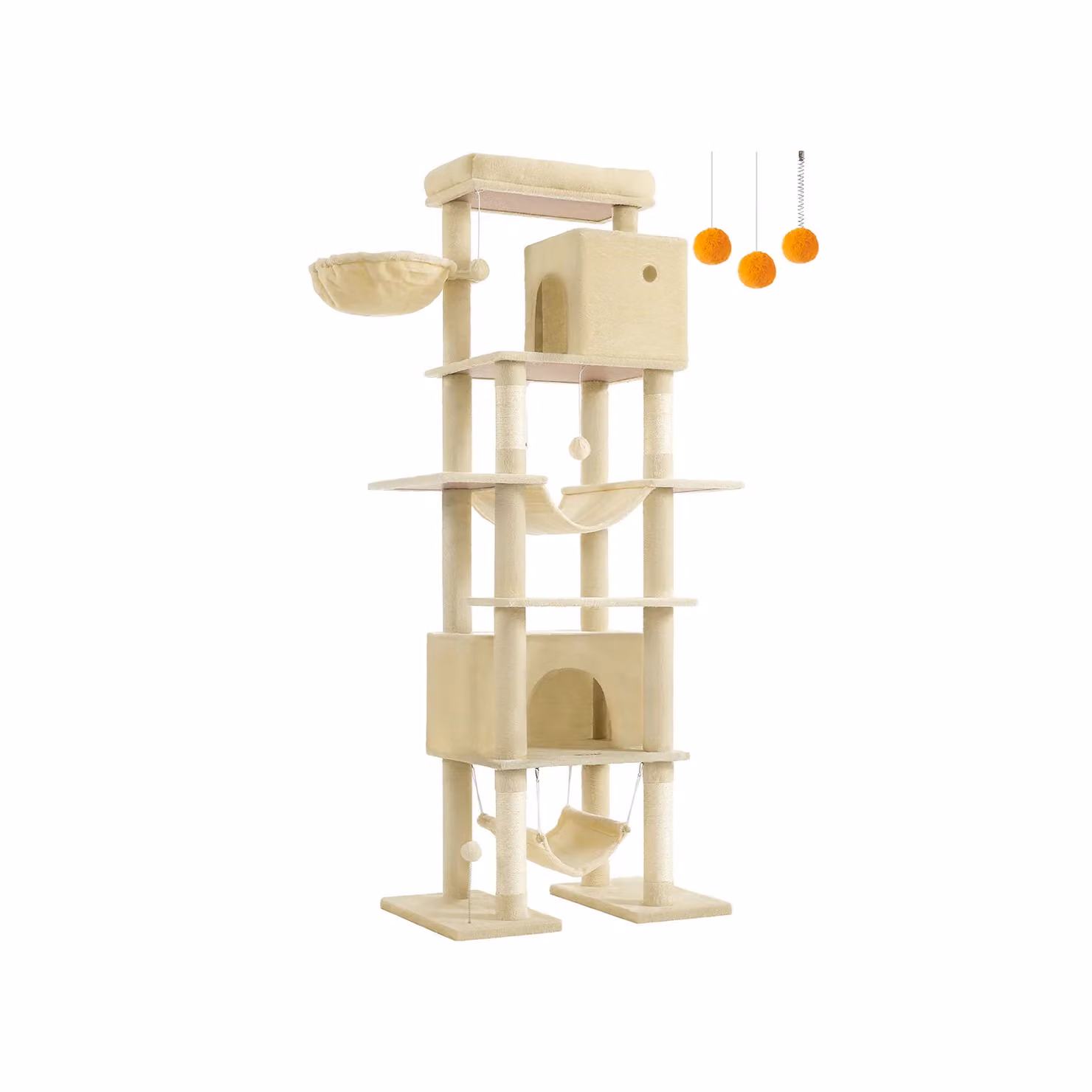 Albero per Gatti Grande, Beige
