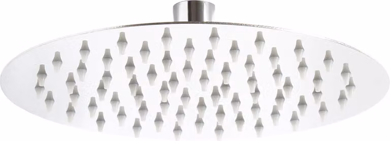 Wiltec soffione doccia a pioggia rotondo 25cm in acciaio inox soffione doccia Rainshower