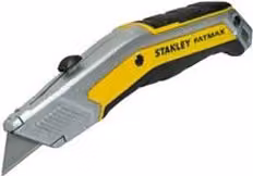 Coltello retrattile Stanley Exochange con lama in acciaio inossidabile, colore giallo