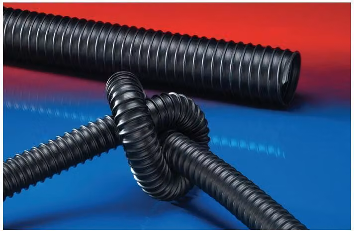 Norres AIRDUC® PUR 351 EC Nero - 10 metri - 200 - 203 mm