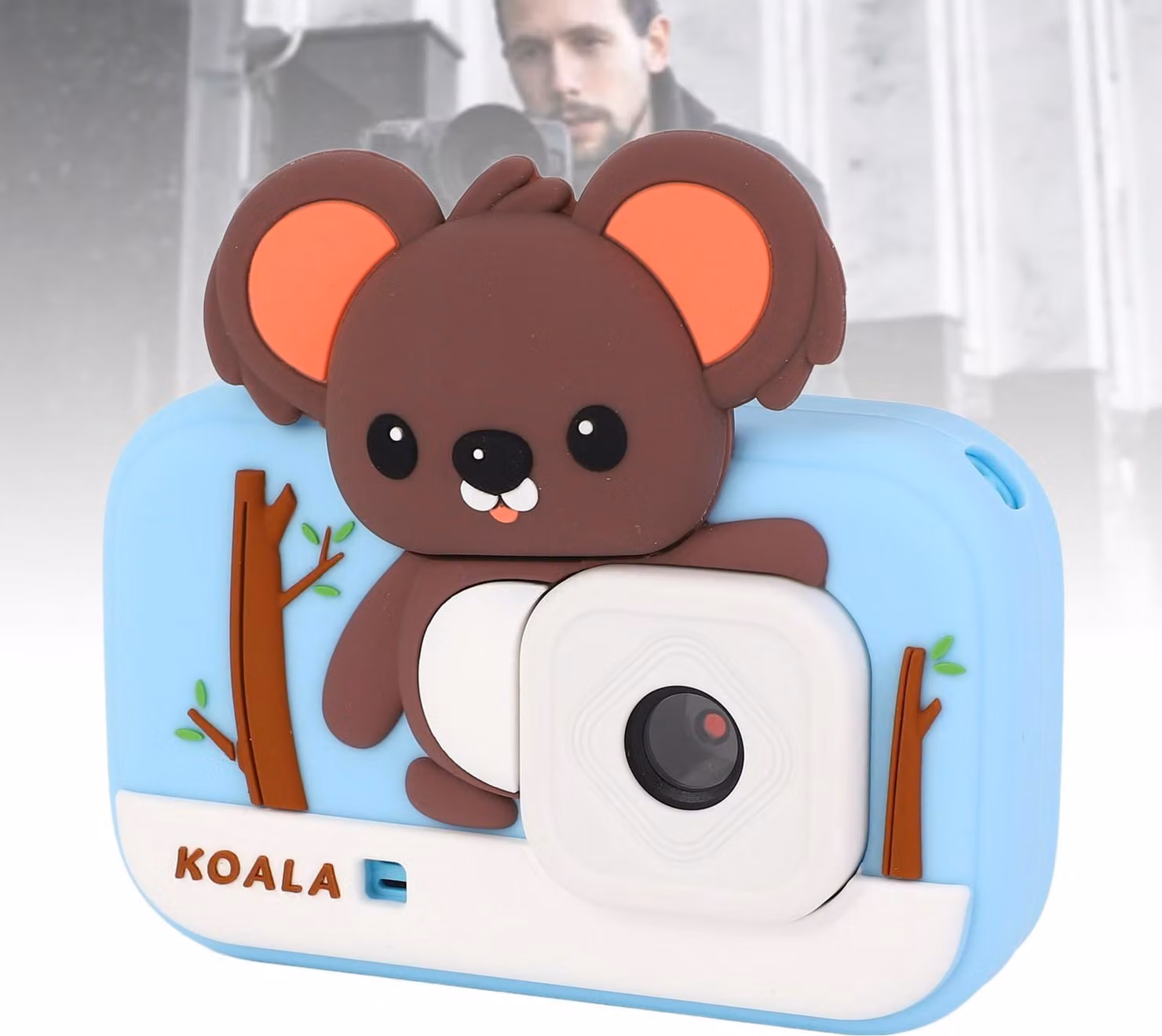 Fotocamera digitale da 2,4 pollici 1080P HD schermo a colori IPS Studente compatto da viaggio video selfie Nessuna scheda di memoria