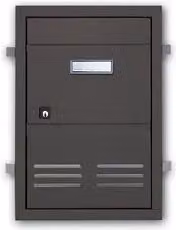 Sportello in alluminio Alubox Grigio ghisa opaco L: 29 cm x P: 40 cm 17SC2VRGH