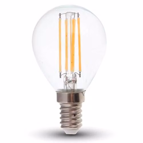 Lampadina LED Bulb E14 6W 130LM/W Filamento P45 2700K