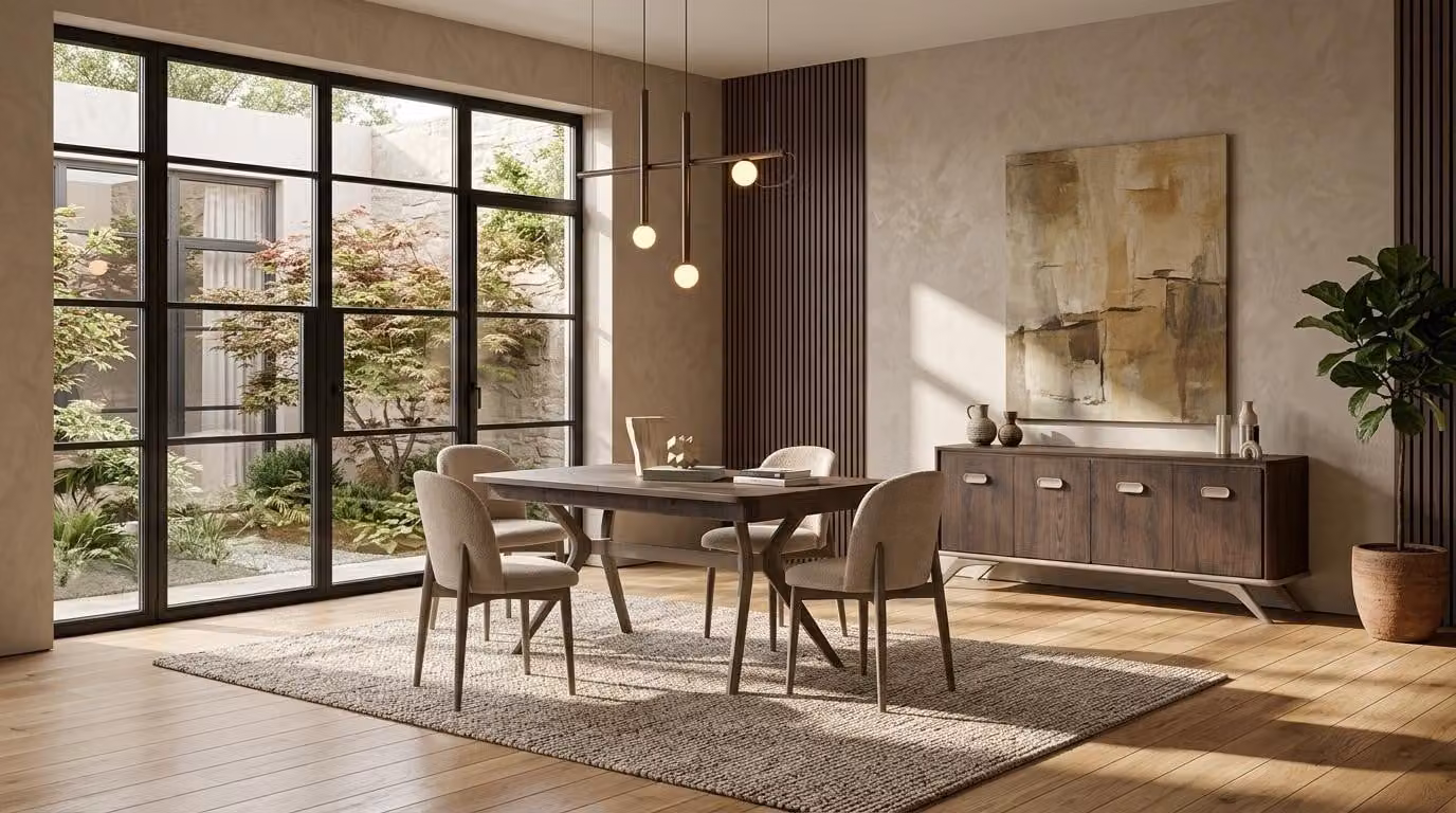 Tisch Konsole Stil modern braun bequem praktisch Wohnzimmer rechteckig