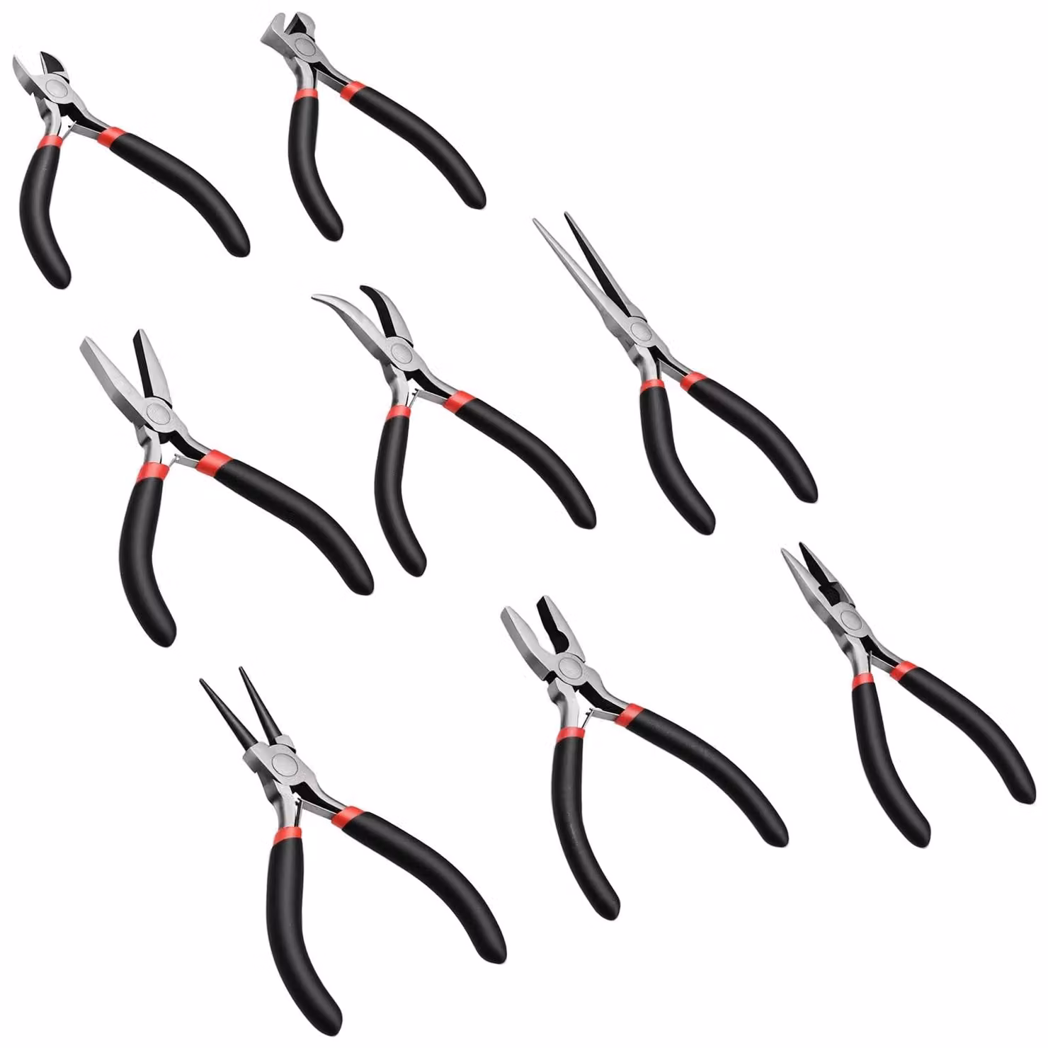 Omgoods - Set di 8 pinze decorative per progetti fai-da-te