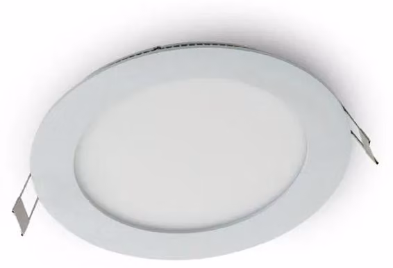ARELUX XFLAT REC. ROND. Pannello luminoso, 11W, 220-240V AC, 4000K, CRI 82, IP40, 110°, MWH