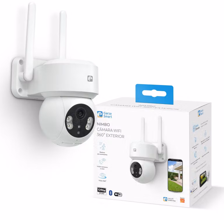Telecamera IP Wi-Fi intelligente a 360° per esterni, con visione notturna