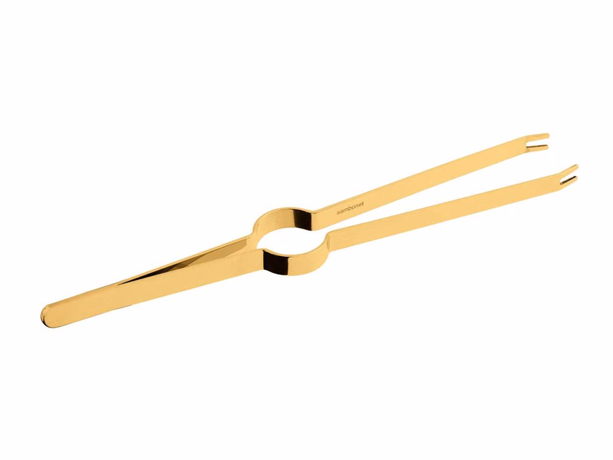 Living Pinza da tavolo 22 cm - Mirror PVD Gold