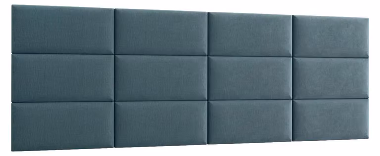 Set di pannelli imbottiti 240x90 VALERIO - azzurro