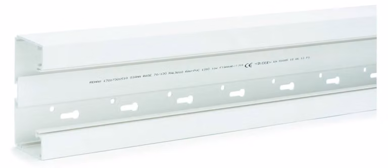 2 Metri Base SIGNA BASE 70x170, RAL9010 - Passaggio a parete 170x70mm RAL9010 BRK 70170 rws