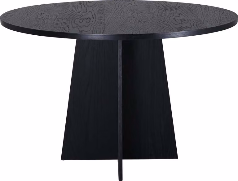 Tavolo da pranzo FURNLUX Bootcut Black 110cm / Hauptfarbe: Schwarz / Dimensioni: 110 x 110 x 75 cm