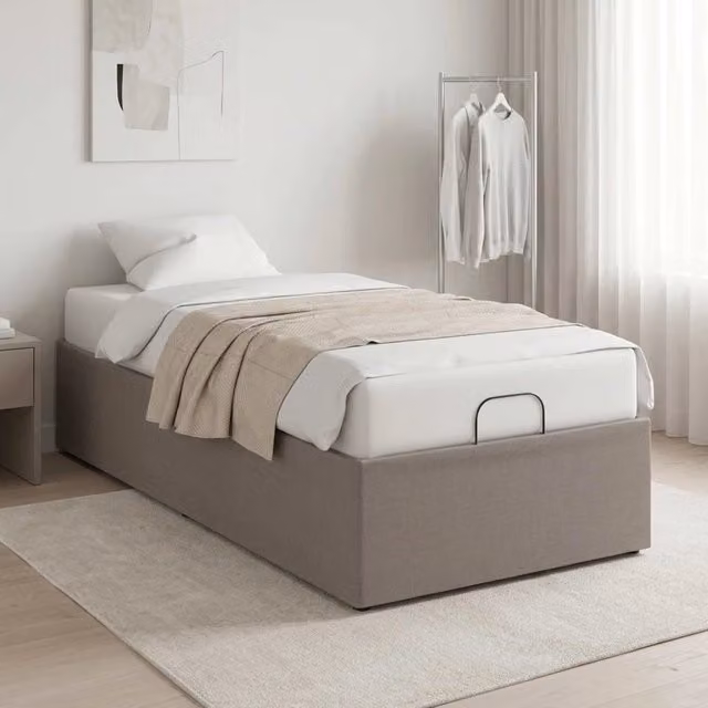 Telaio Letto Elettrico Regolabile Tortora 200 x 80 x 33,5 cm 42037275