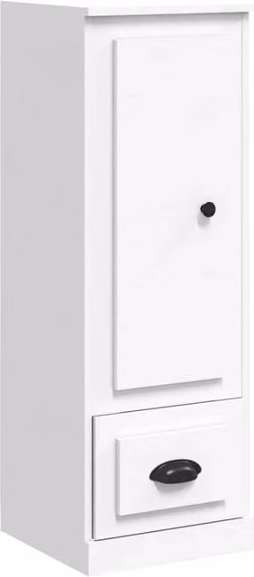 Buffet credenza cassettiera mobiletto mobile contenitore organizer cucina soggiorno salotto alto 36 x 35,5 x 103,5 cm legno ingegnerizzato bianco 02_0032436