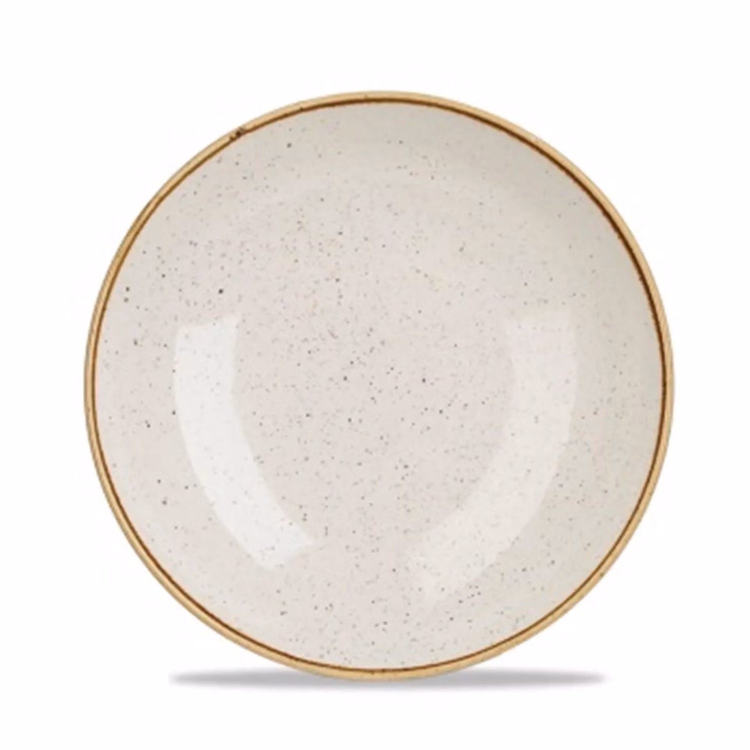 Piatto fondo in porcellana bianco stone, diam. 31cm, 12 pezzi