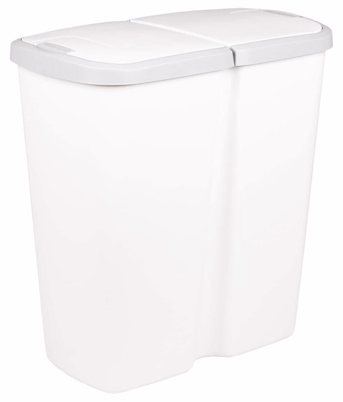 Contenitore per rifiuti, colore bianco, dimensioni 48,5 x 28 x 51 cm, materiale: polipropilene (PP)