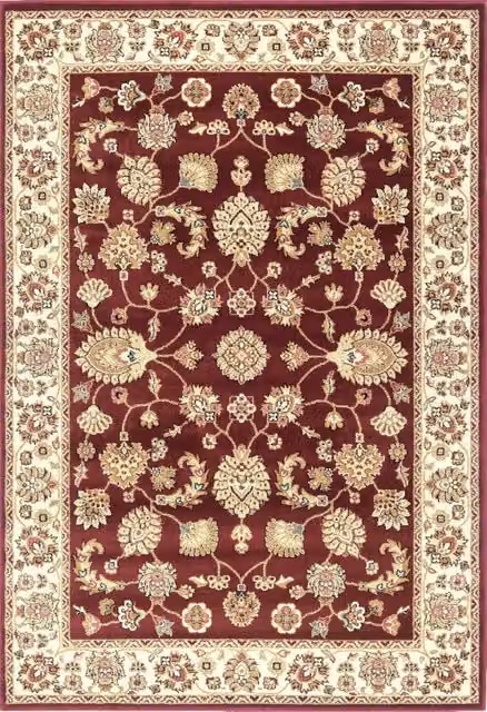 Tappeto BABIL cm.240x340 disegno classico orientale colore rosso e crema