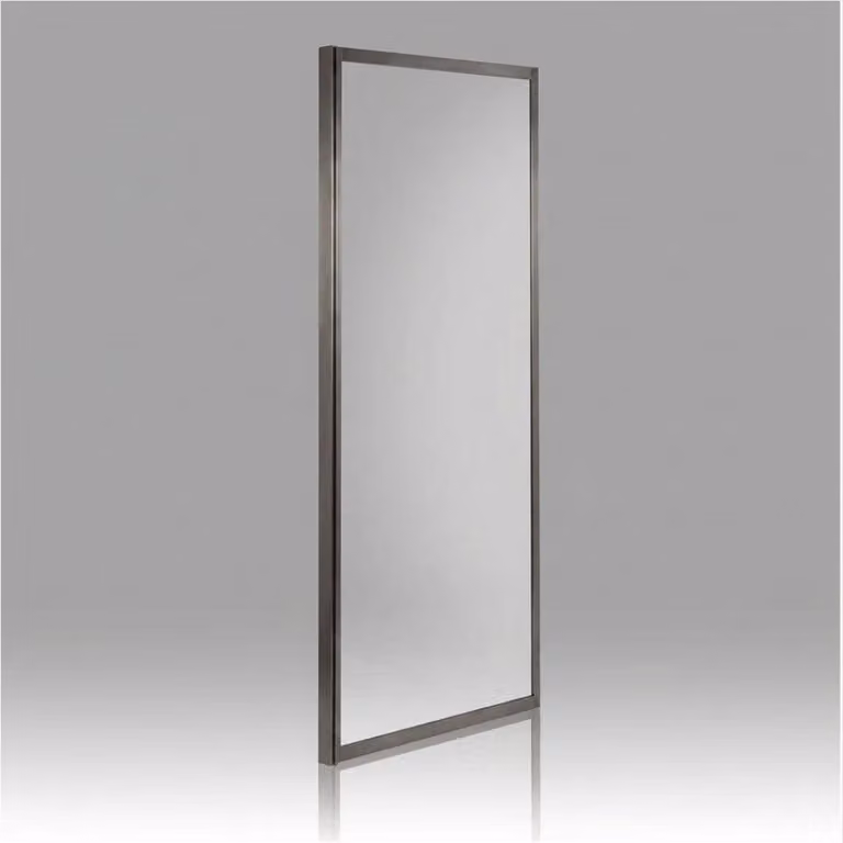 Parete fissa doccia 70x190 cm vetro trasparente profili gun metal | City