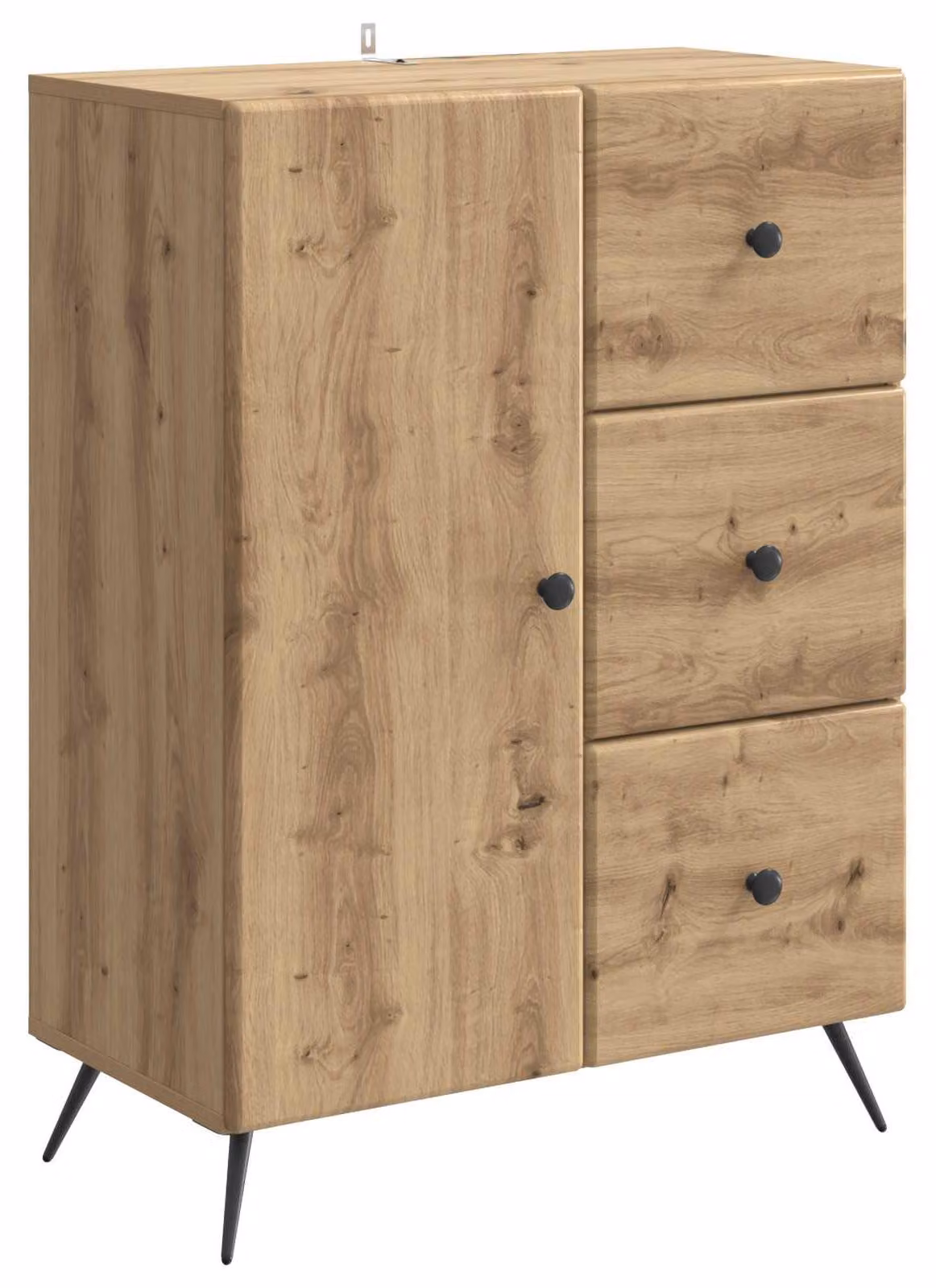 Credenza con cassetto Rovere Artigianale 66 x 34,5 x 90 cm