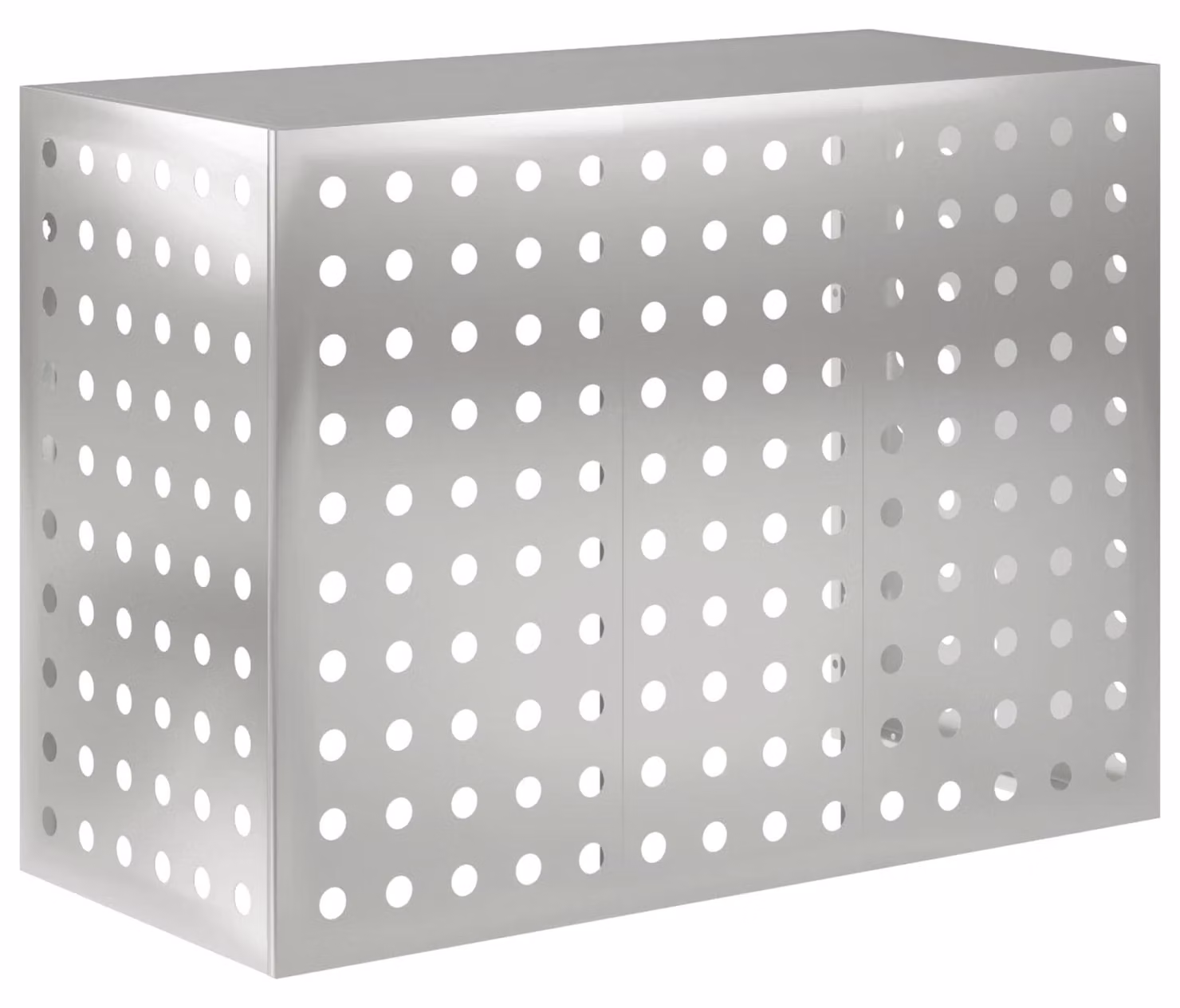 Copertura per climatizzatore Silver 110 x 50 x 80 cm Acciaio zincato