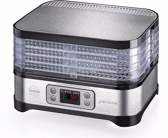 Essicatore MACOM SUPER DRY color argento con display digitale e timer