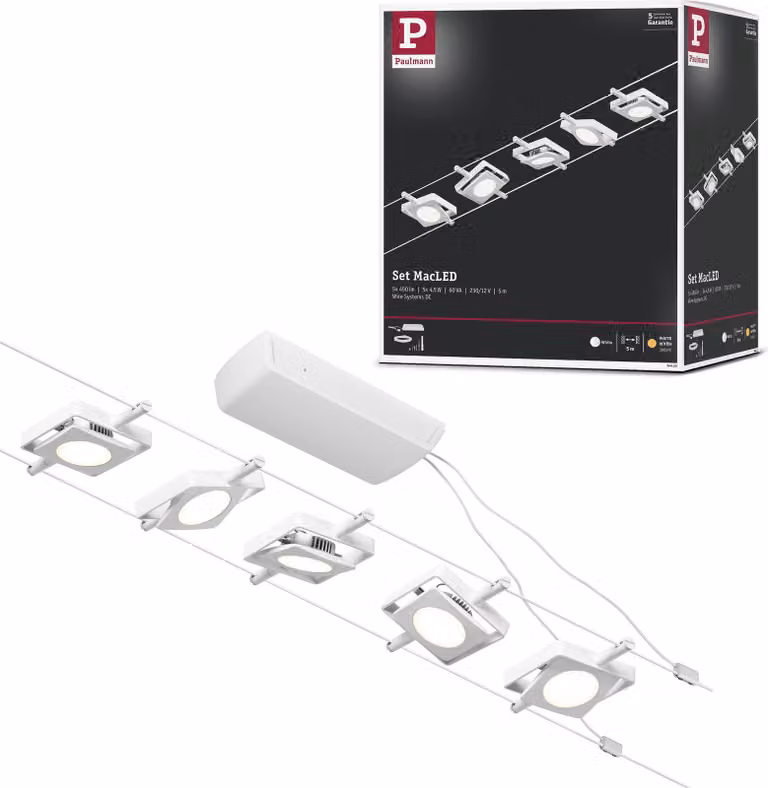 Paulmann CorDuo Sistema di cavi LED Set base MacLED