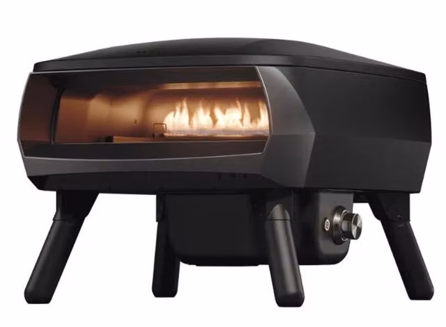 Forno per Pizza Portatile a Gas Witt Pizza Etna Piccolo Rotante 13" - Nero