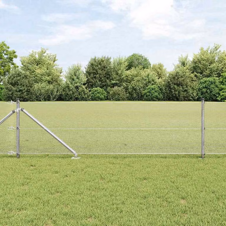 Recinzione in rete saldata con punte 10 x 0,6 m (L x H)