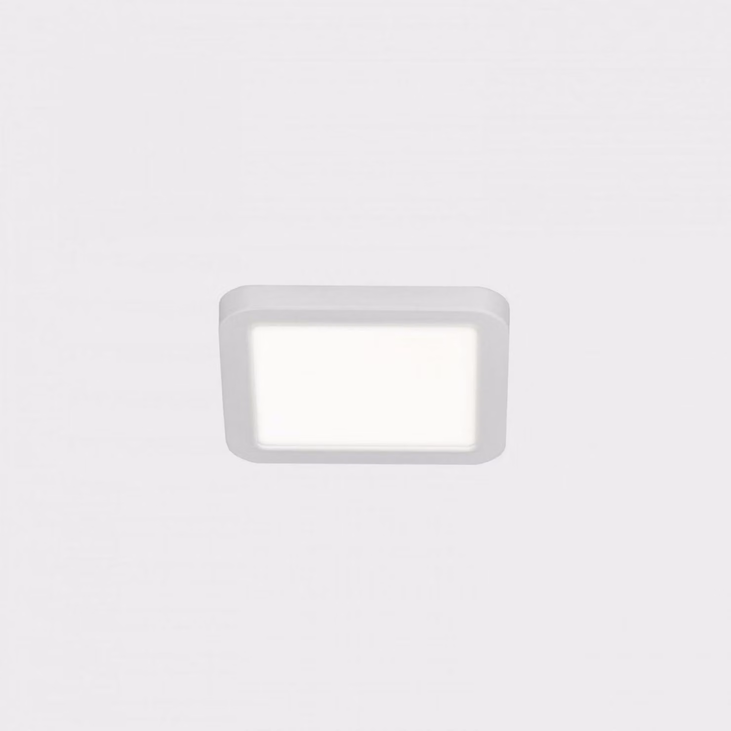 KOHL LIGHTING KOHL-Lighting DISC SLIM SQ apparecchio da incasso con cornice 90x90 mm bianco 6 W CRI 80 3000K 1.10V