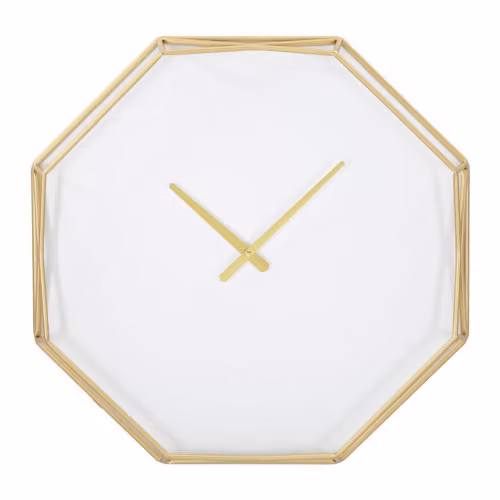 Orologi OROLOGIO DA MURO GOLDY OCTAGONAL CM 56X6,5X56 Mauro Ferretti