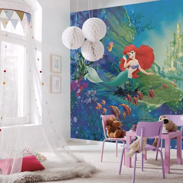 Fotomurale KOMAR Ariel Multicolore per Bambini L: 368 cm, H: 254 cm