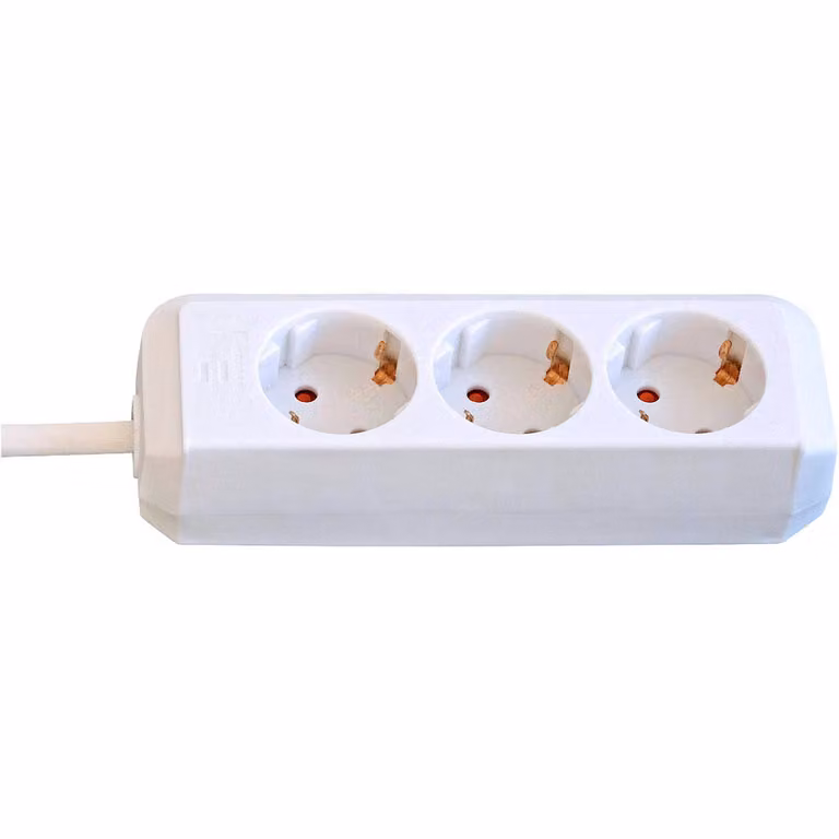 brennenstuhl® 1158610015 Presa di corrente ECO-Line- 3 vie senza interruttore, bianco
