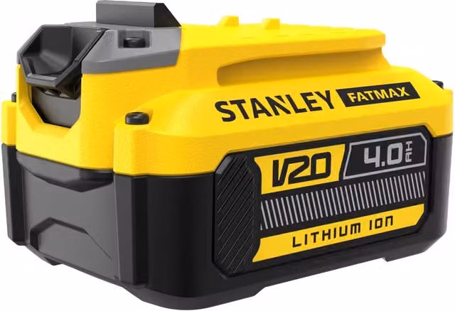 Batteria al litio Stanley Fatmax SFMCB-XJ V20 da 4 Ah, colore giallo