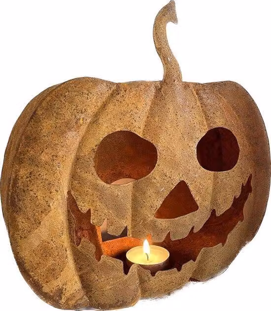 Lampada metallica di Halloween, grande, grande, metallo