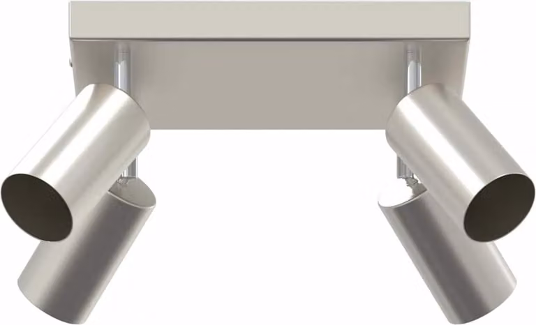 Faretto da soffitto Nichel 26 x 26 x 16 cm Metallo