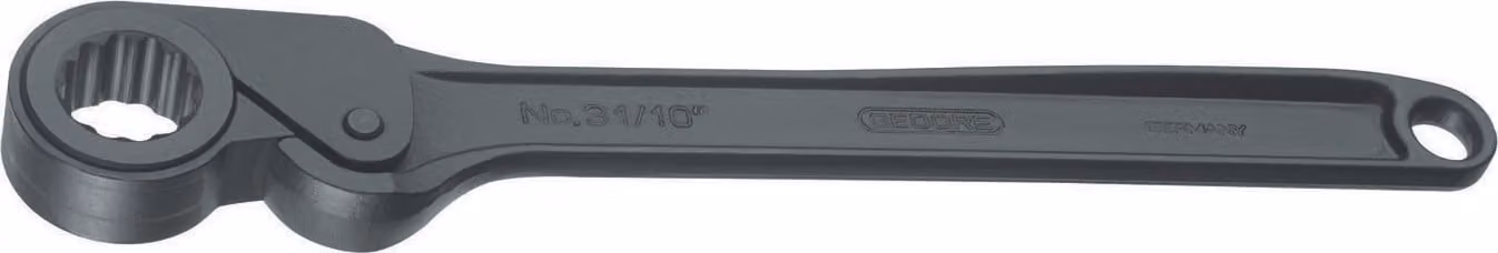 GEDORE 31 KR 12-24 Cricchetto a ruota libera 12" con anello UD profilo 24 mm, 6254850