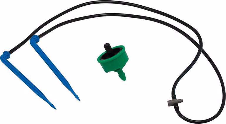 Kit di chiusura 4 l/h (2 l/h per ogni Piker). Autoregolante e anti-perdita con Piker 906202 Aqua Control