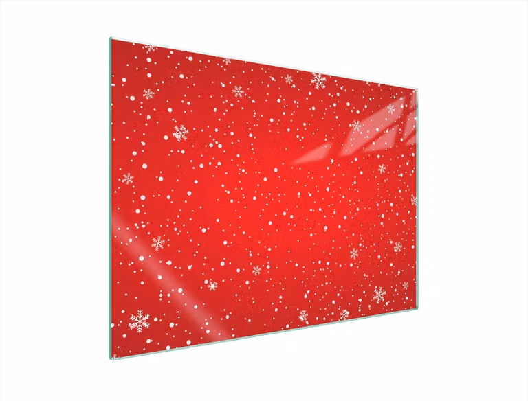 Piastra Di Protezione Del Vetro Per Levi 70X52 Rosso